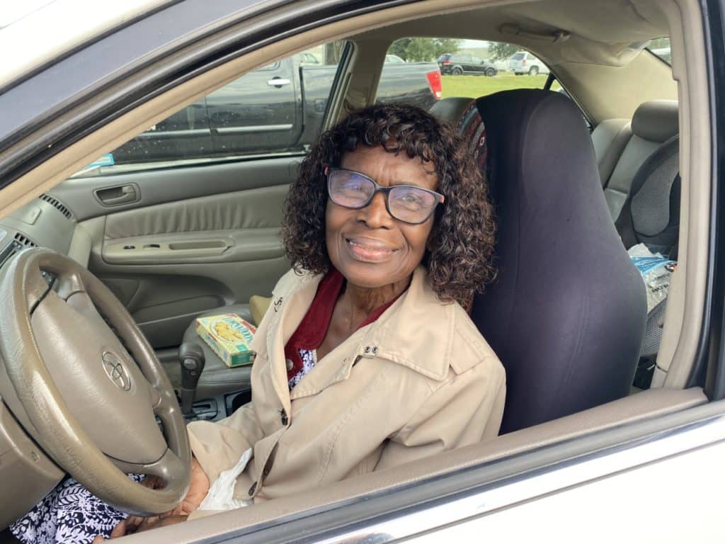 Beatrice, Food Bank senior client