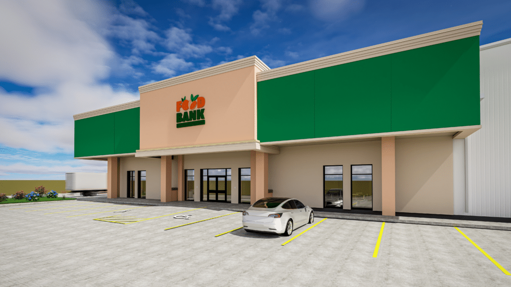 Feeding Our Future Capital Campaign Food Bank of Northeast Louisiana new facility rendering